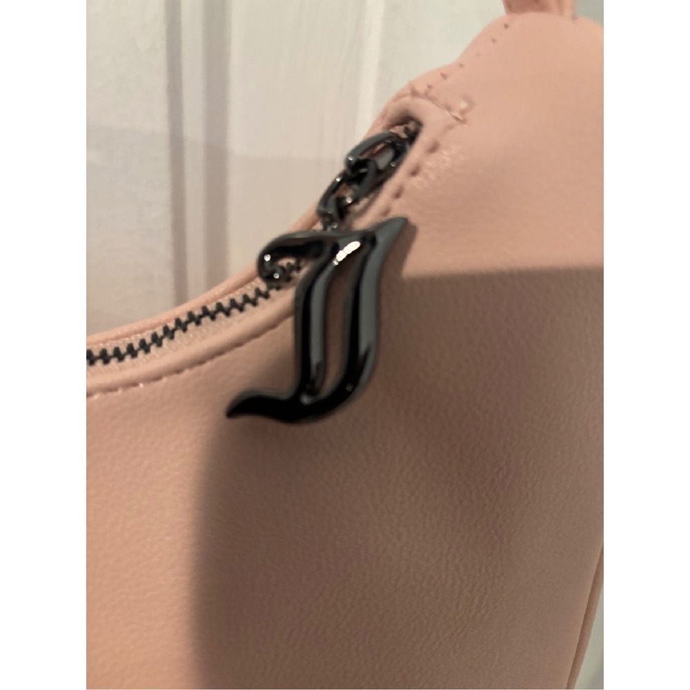 Juicy Couture Y2K Shoulder Bag Obsession Rhinestone Logo Purse Handbag Pink - Picture 5 of 5